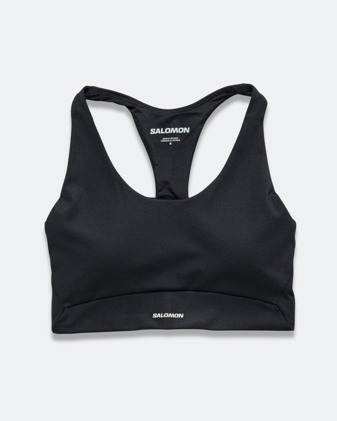Salomon - Womens Shakeout Core Bra - Deep Black - Up There Athletics