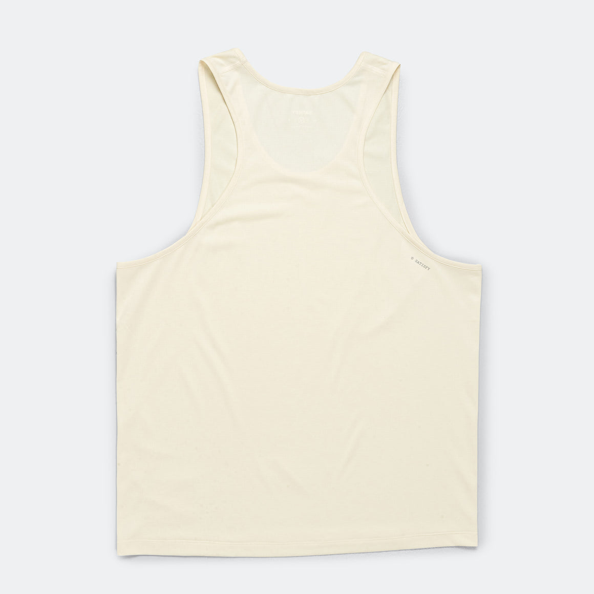 Satisfy - AuraLite Tech Singlet - Cream - Up There Athletics