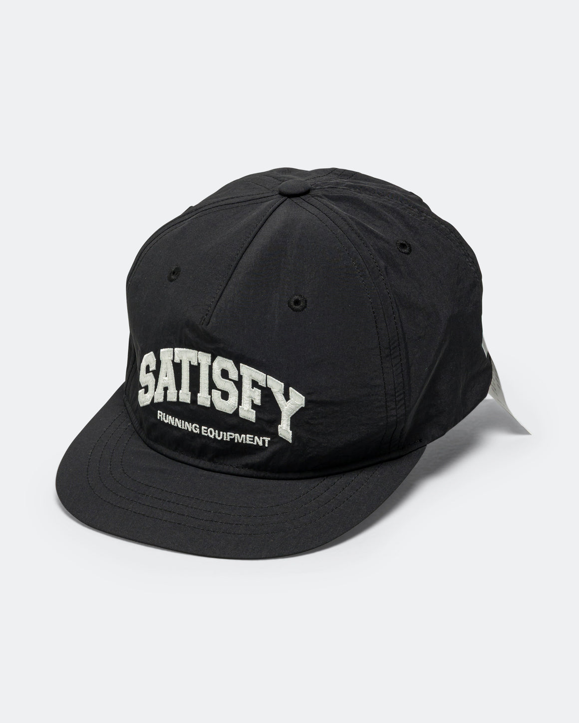 Satisfy - FliteSilk 5 Panel Pinch Cap - Black - Up There Athletics