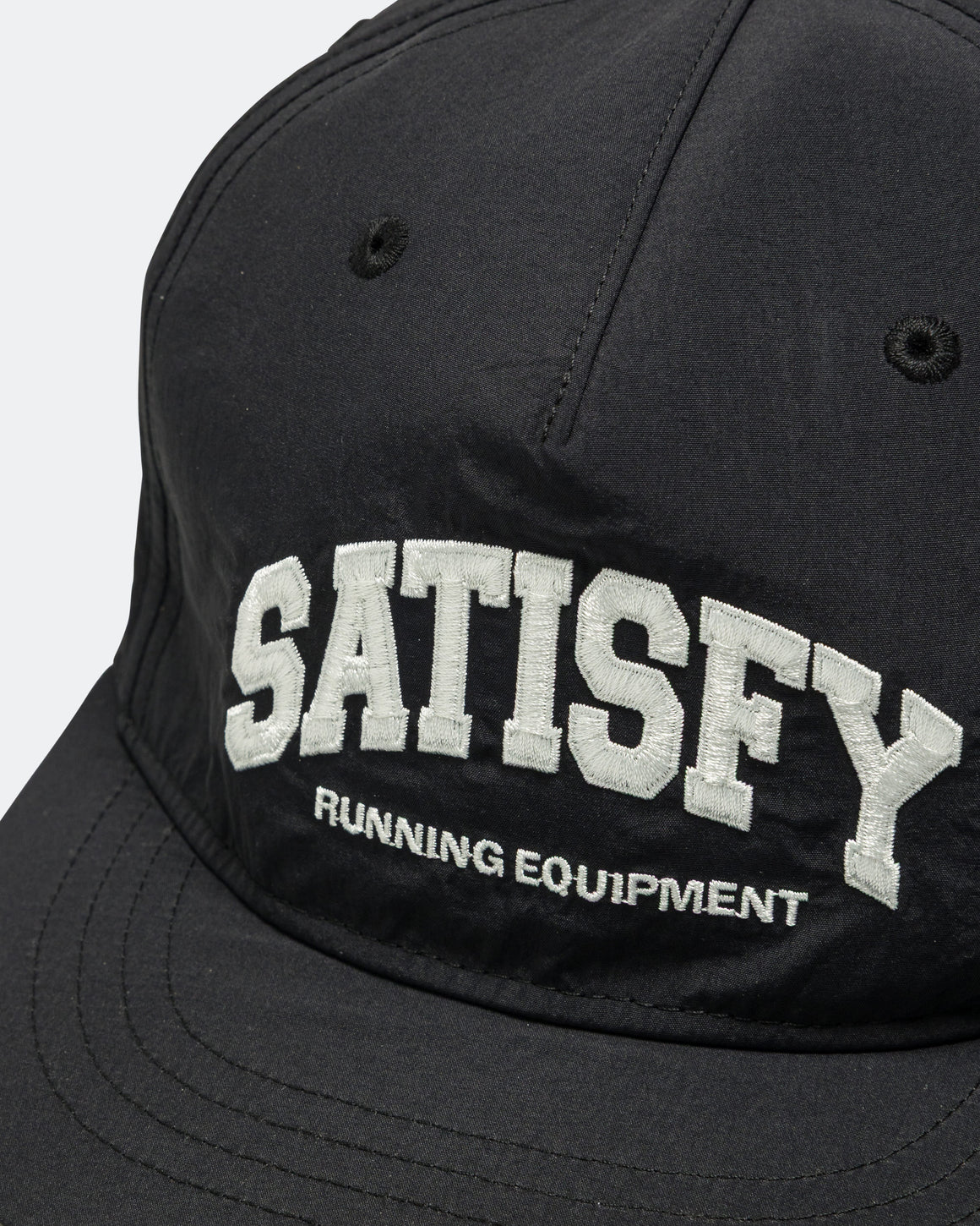 Satisfy - FliteSilk 5 Panel Pinch Cap - Black - Up There Athletics