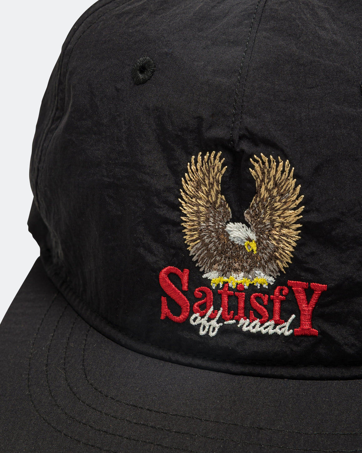 Satisfy - FliteSilk 5 Panel Pinch Cap - Black Eagle - Up There Athletics