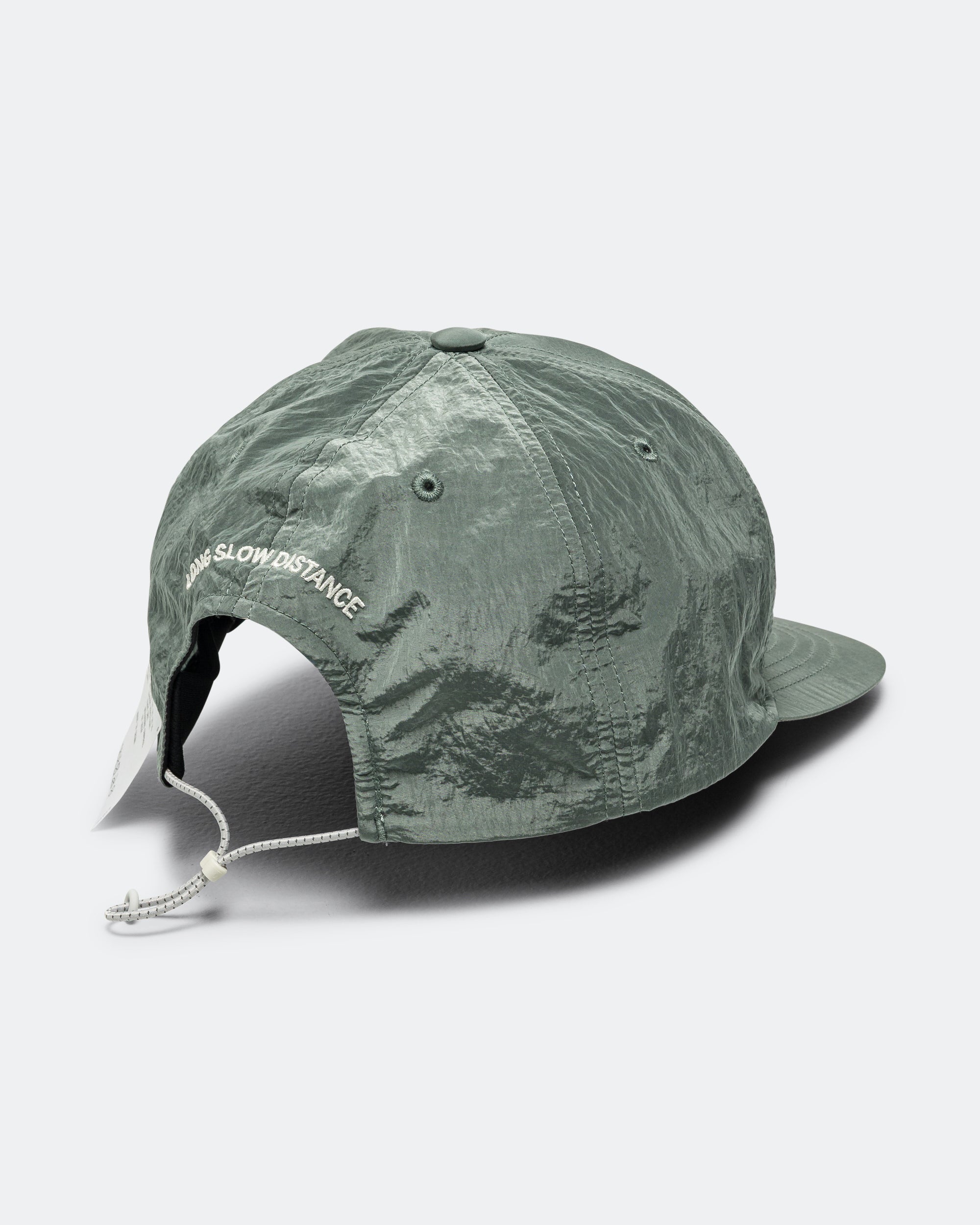 Satisfy - FliteSilk 5 Panel Pinch Cap - Oil Green | Up There Athletics