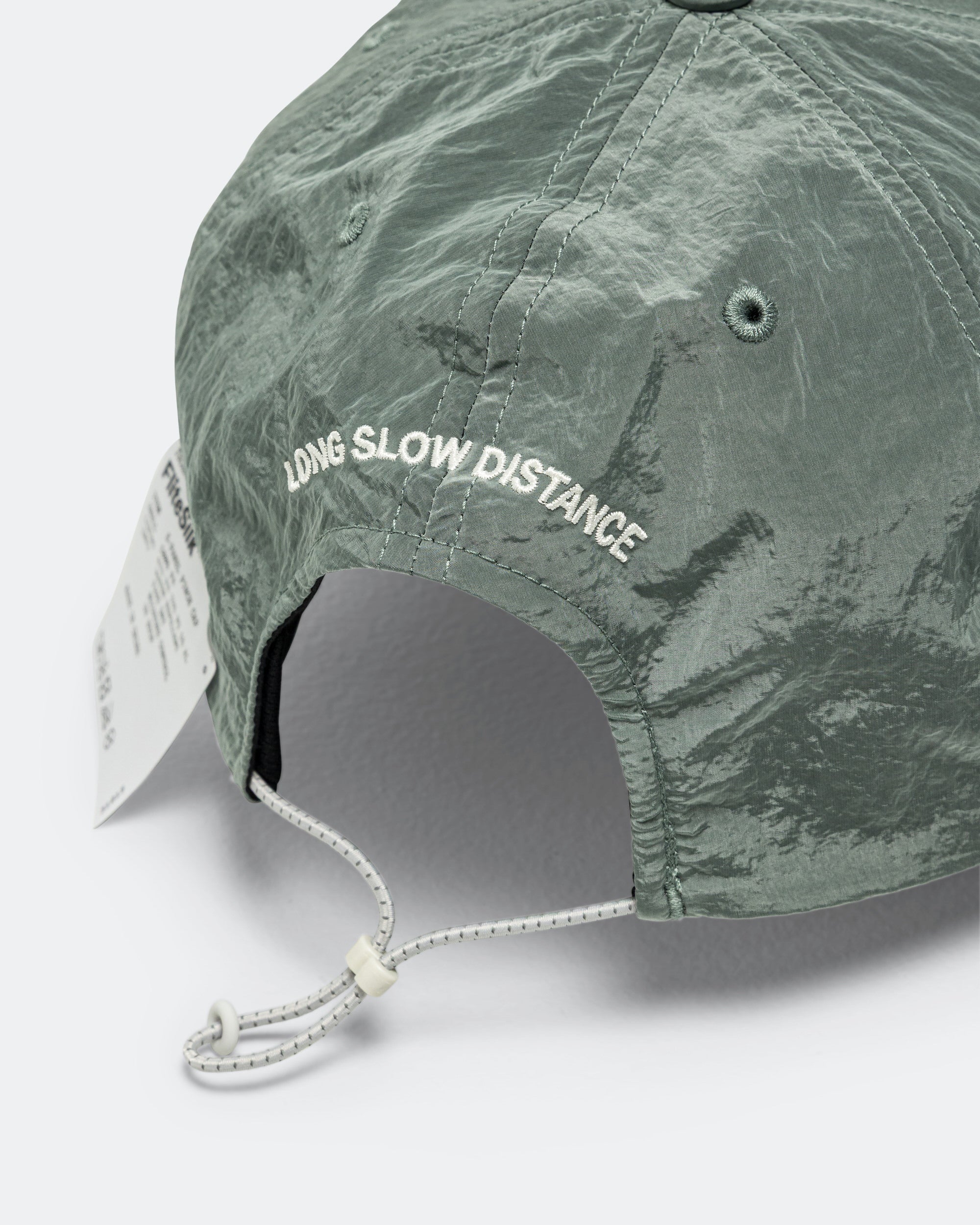Satisfy - FliteSilk 5 Panel Pinch Cap - Oil Green | Up There Athletics