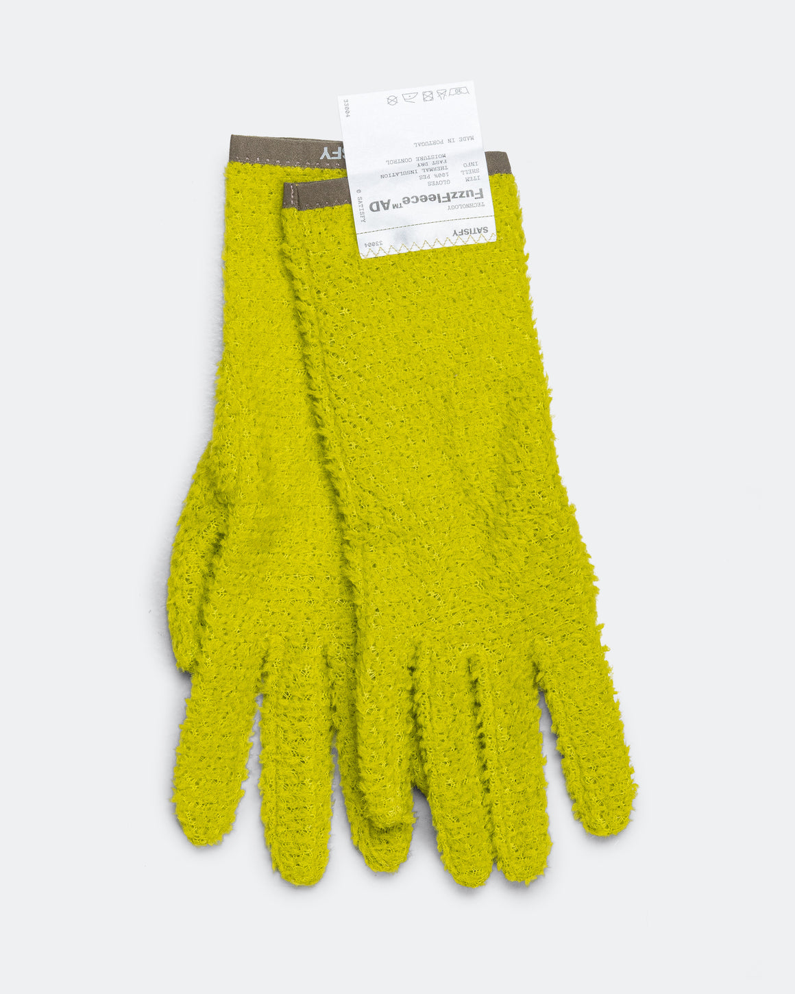 Satisfy - FuzzFleece AD Gloves - Grenoble Green - Up There Athletics