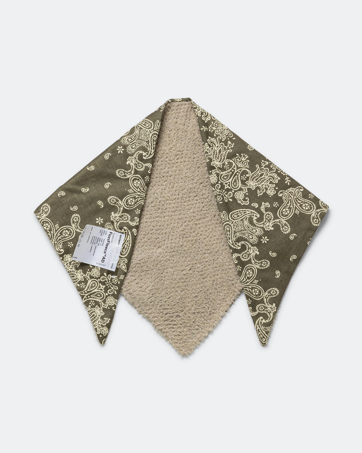 Satisfy - FuzzFleece AD Bandana - Khaki - Up There Athletics