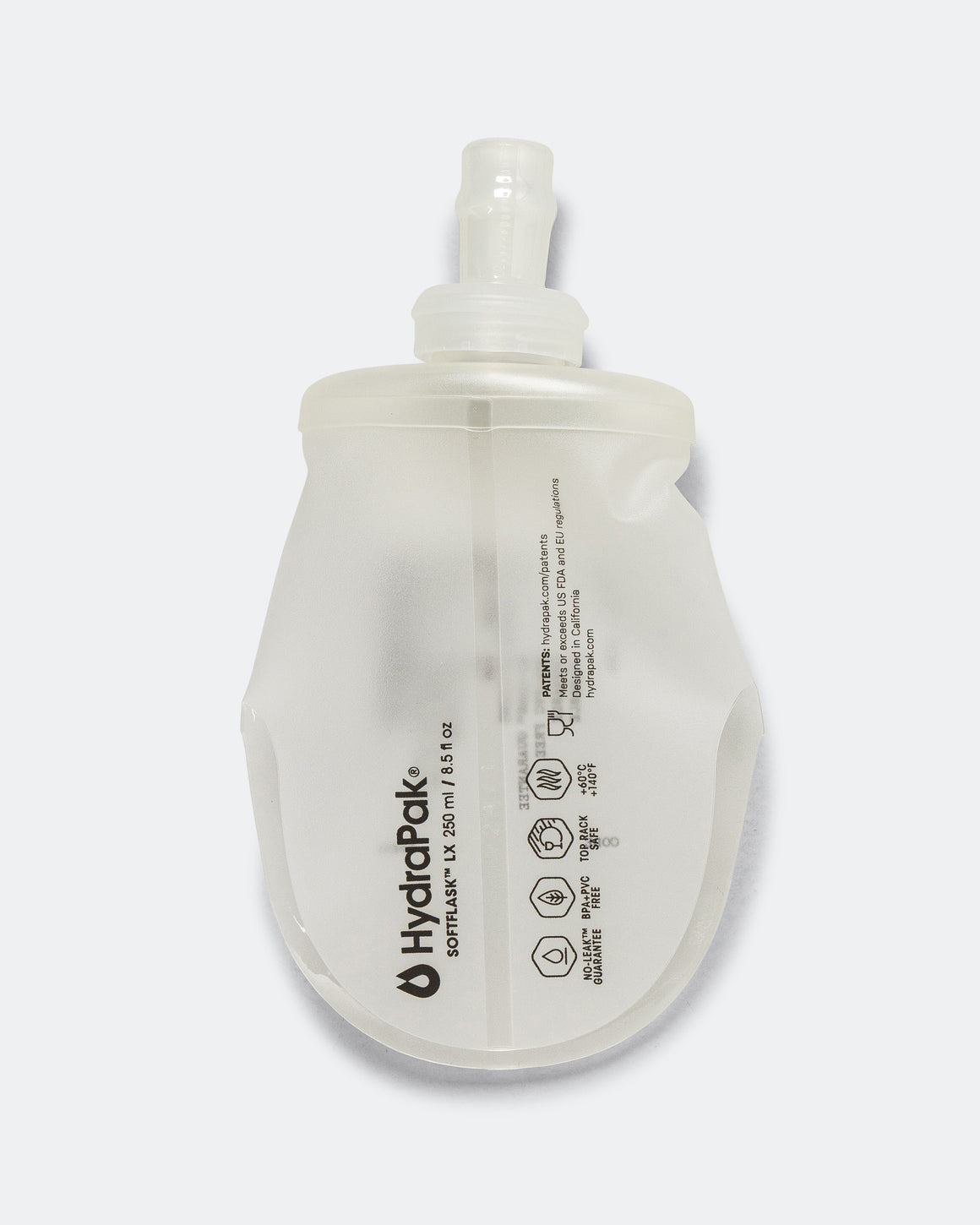 Satisfy - HydraPak Soft Flask 250ml 2-Pack - Transparent - Up There Athletics