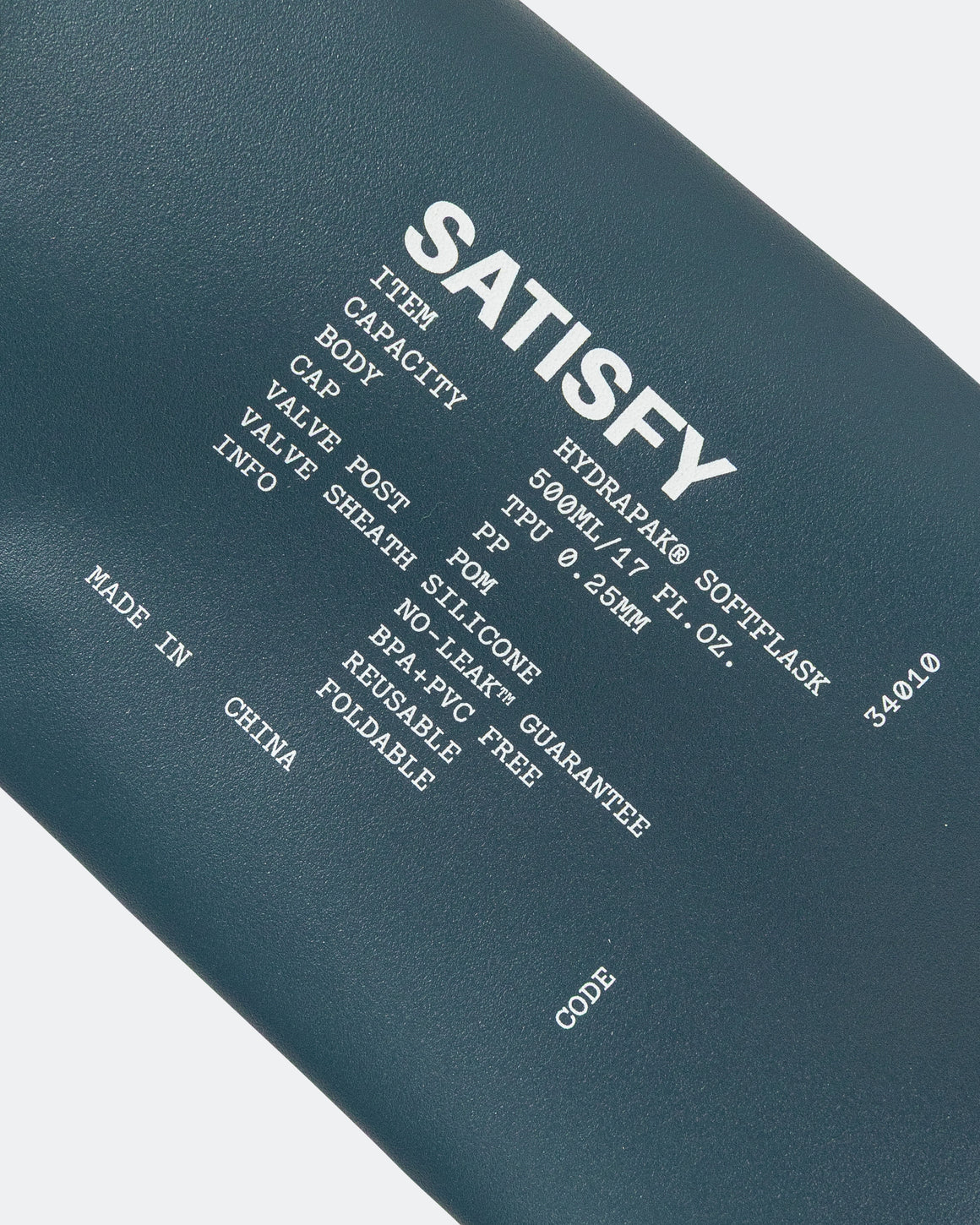 Satisfy - HydraPak Soft Flask 500ml 2-Pack - Dark Slate - Up There Athletics