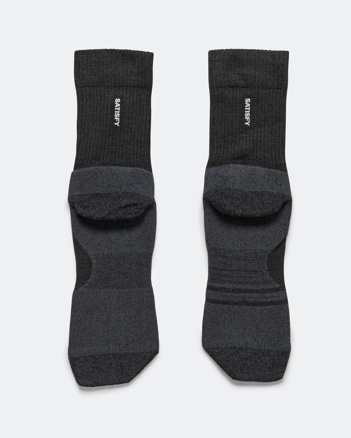 Satisfy - Merino Nylon Tube Socks - Black - Up There Athletics