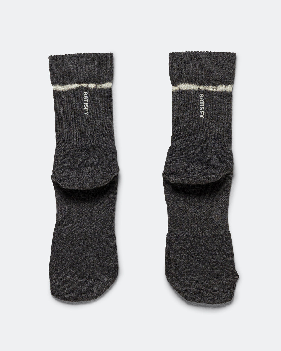 Satisfy - Merino Nylon Tube Socks - Black Tie Dye - Up There Athletics