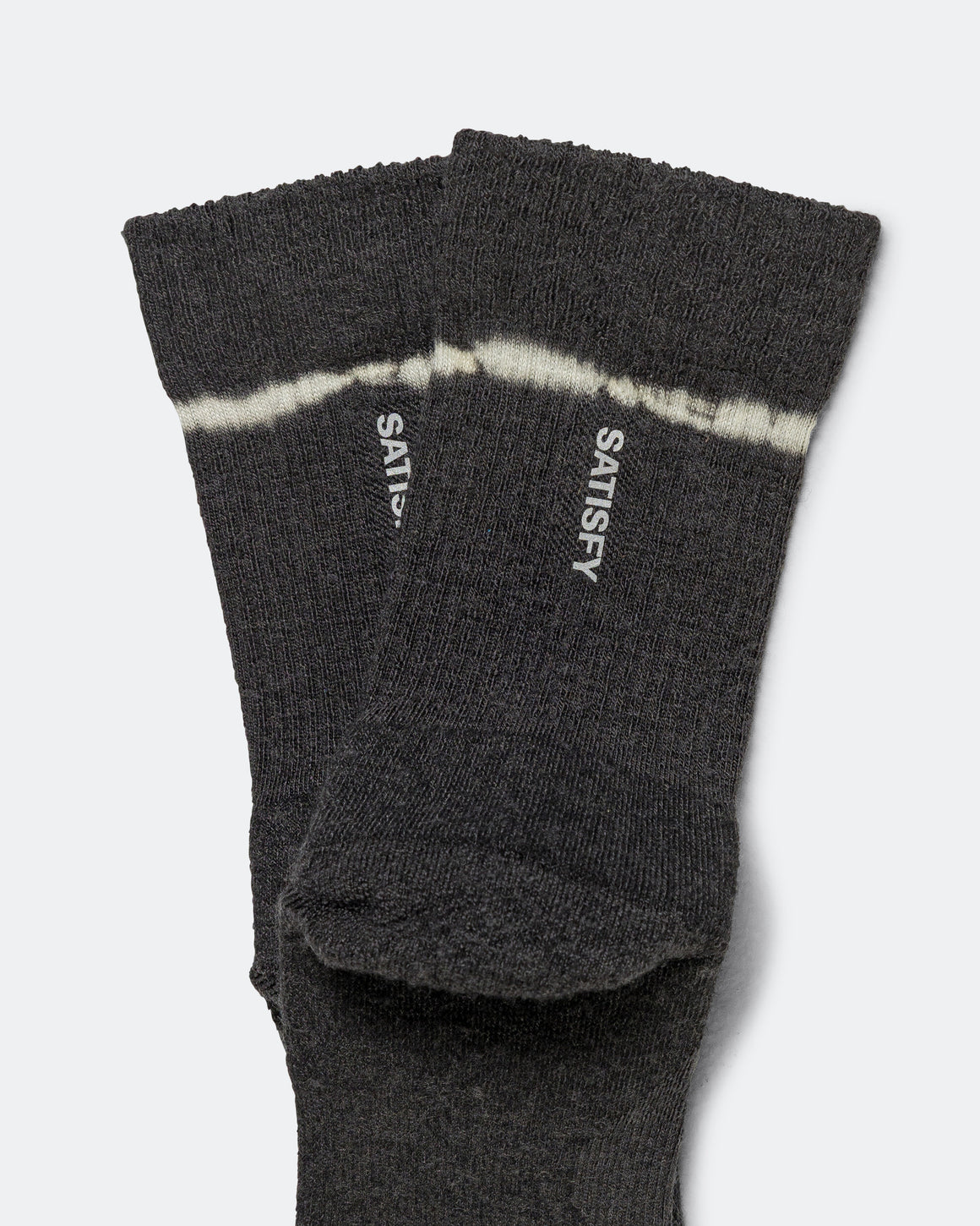 Satisfy - Merino Nylon Tube Socks - Black Tie Dye - Up There Athletics