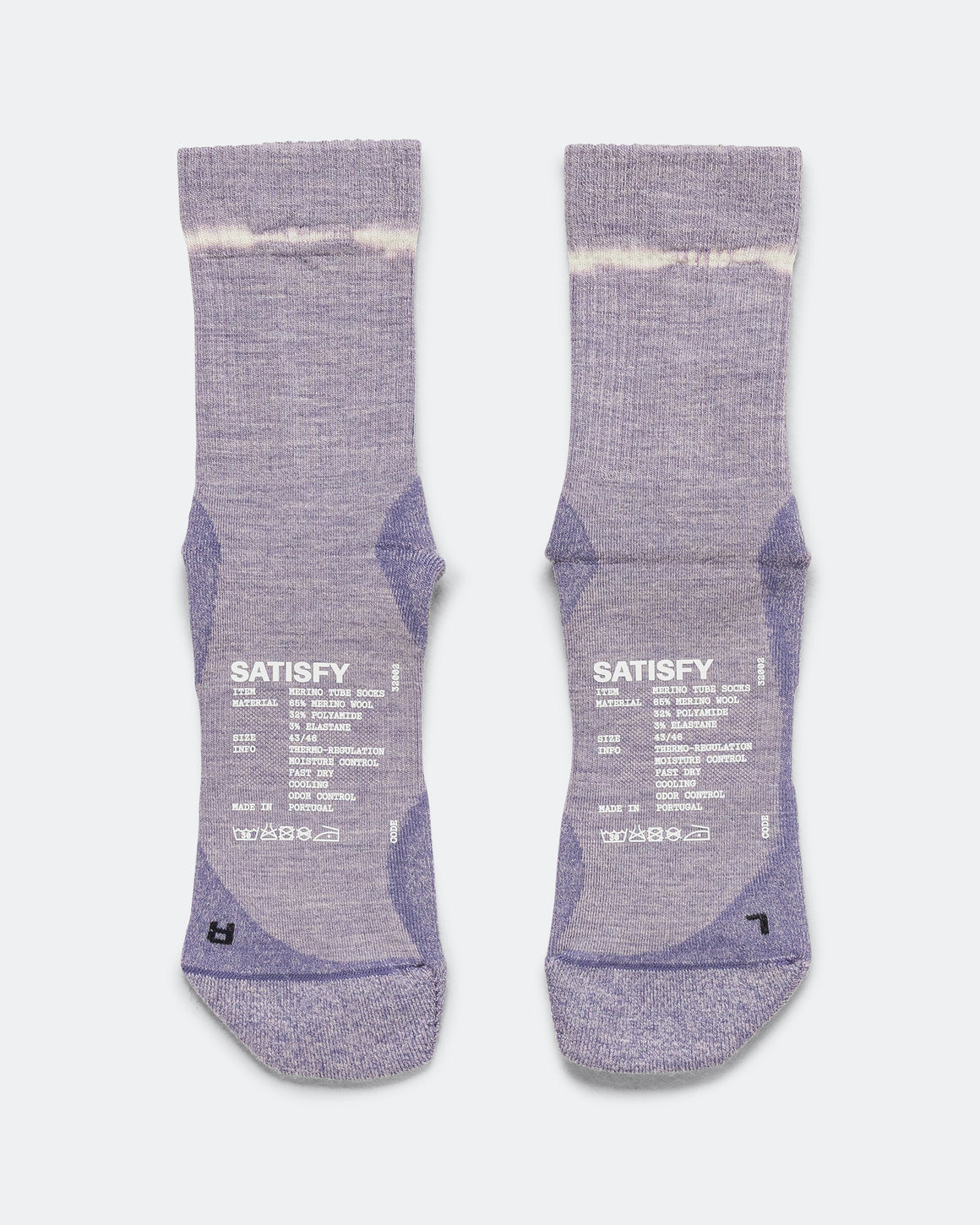 Satisfy - Merino Nylon Tube Socks - Dusk - Up There Athletics