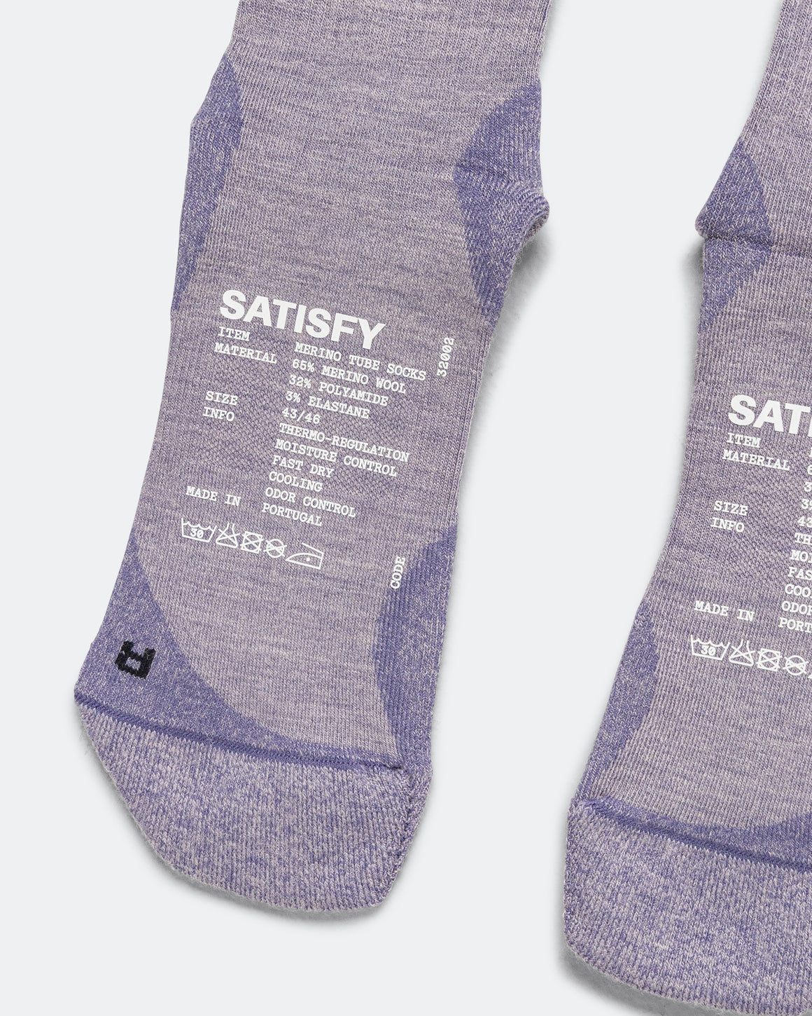 Satisfy - Merino Nylon Tube Socks - Dusk - Up There Athletics