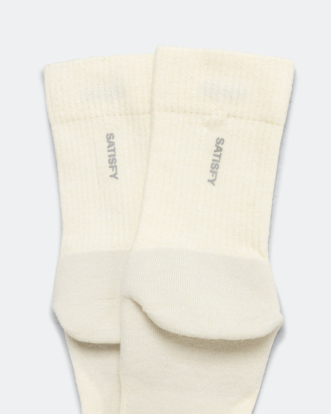 Satisfy - Merino Nylon Tube Socks - Off-White - Up There Athletics