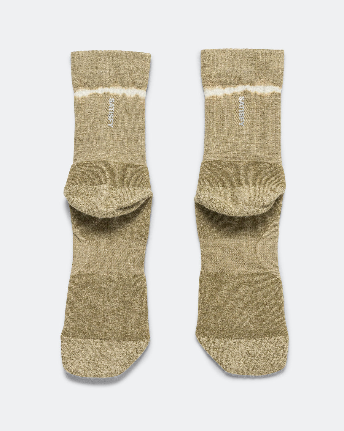 Satisfy - Merino Nylon Tube Socks - Tie Dye Covert Green - Up There Athletics