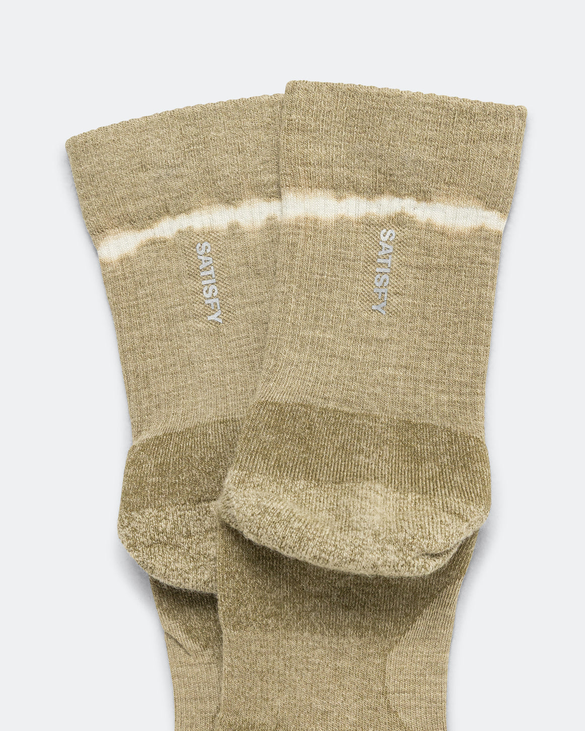 Satisfy - Merino Nylon Tube Socks - Tie Dye Covert Green - Up There Athletics