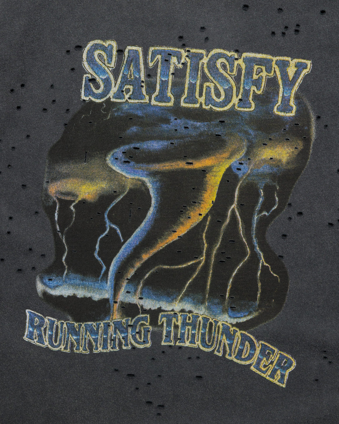 Satisfy - MothTech Baseball Tee - Off-White/Aged Black - Up There Athletics