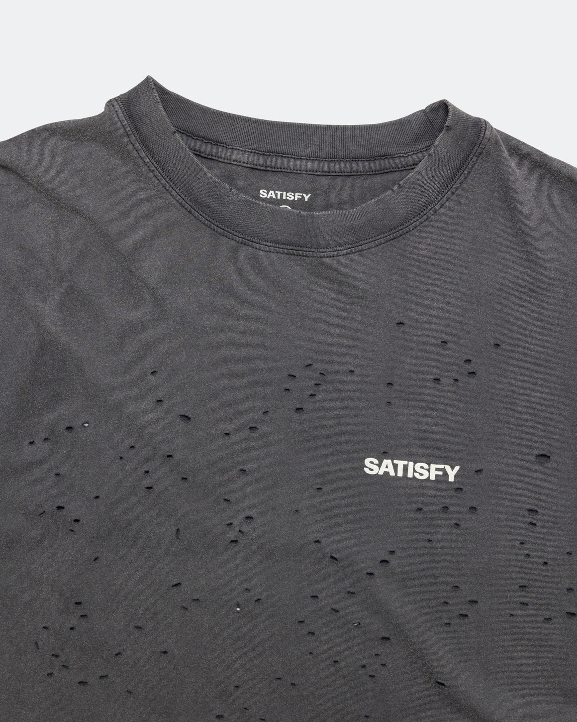 Satisfy - MothTech Logo T-Shirt - Aged Black - Up There Athletics