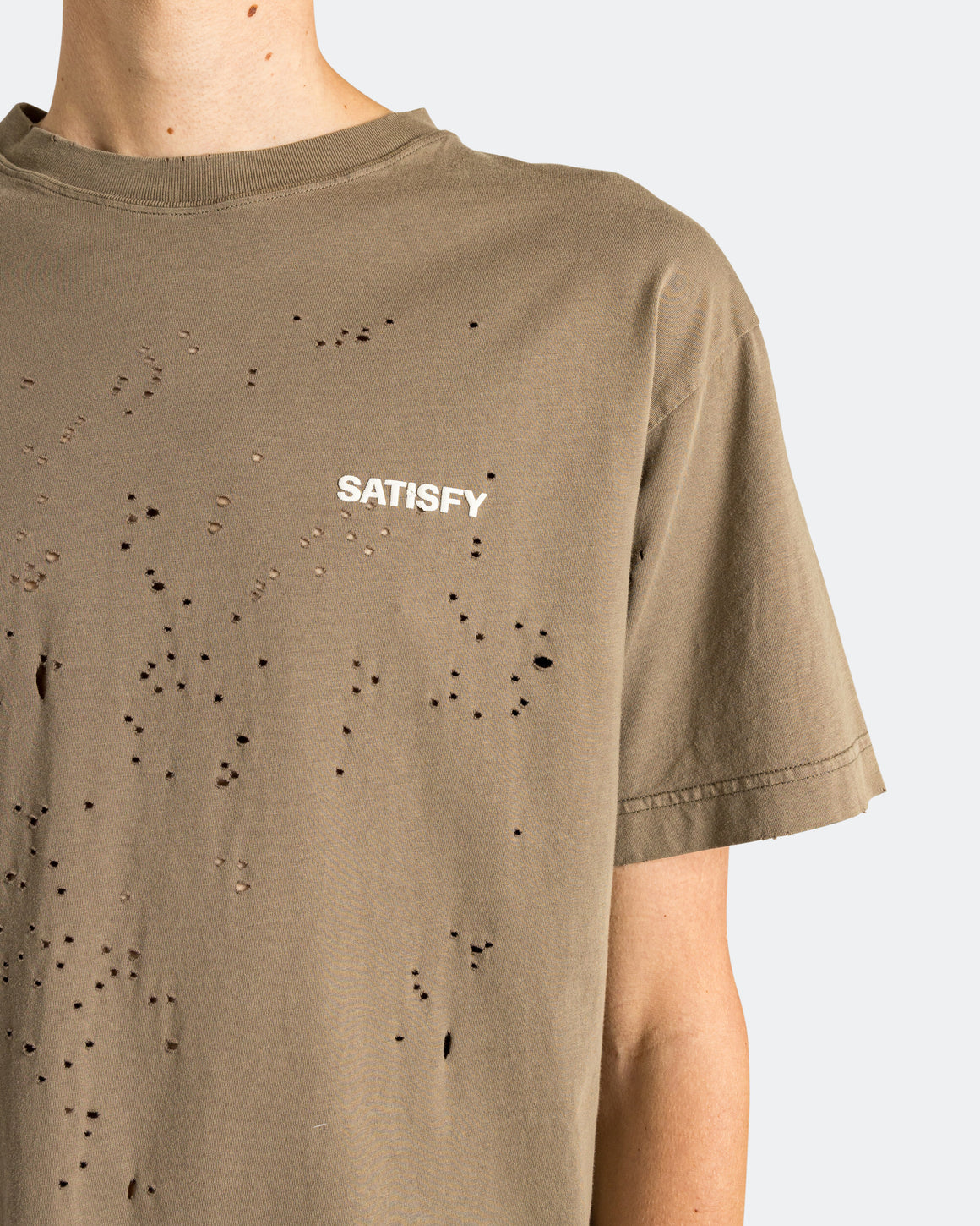 Satisfy - MothTech Logo T-Shirt - Aged Falcon - Up There Athletics