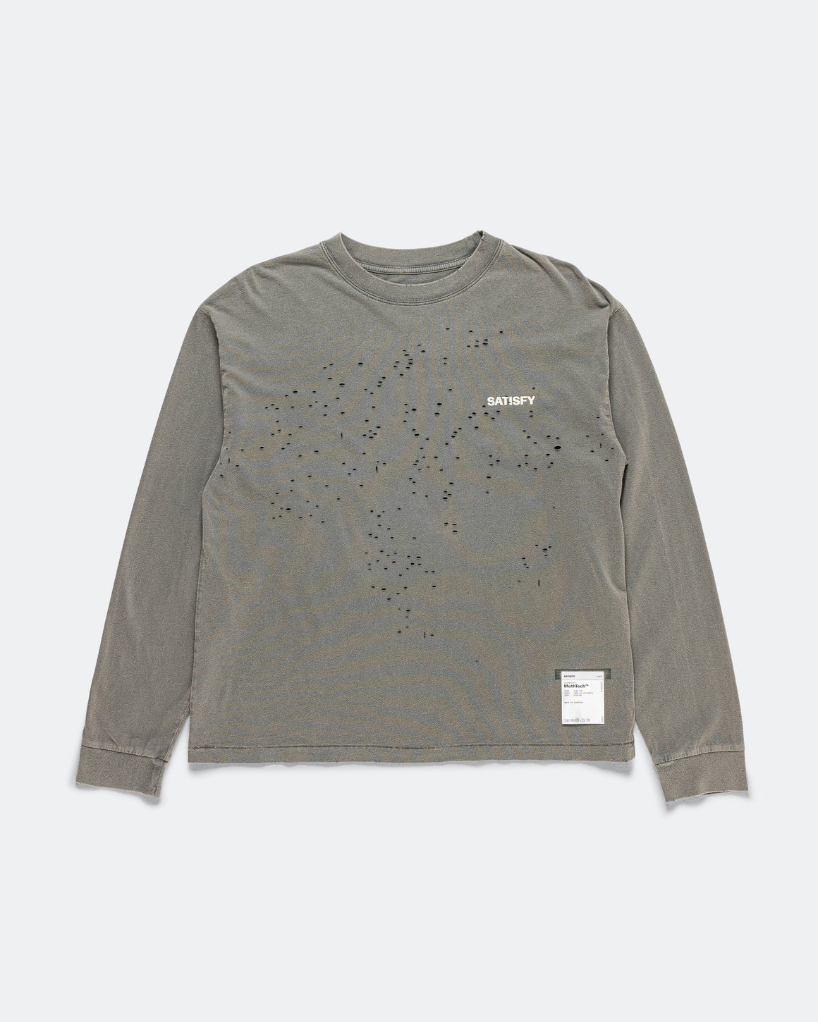 Satisfy - MothTech Long Tee - Faded Black - Up There Athletics