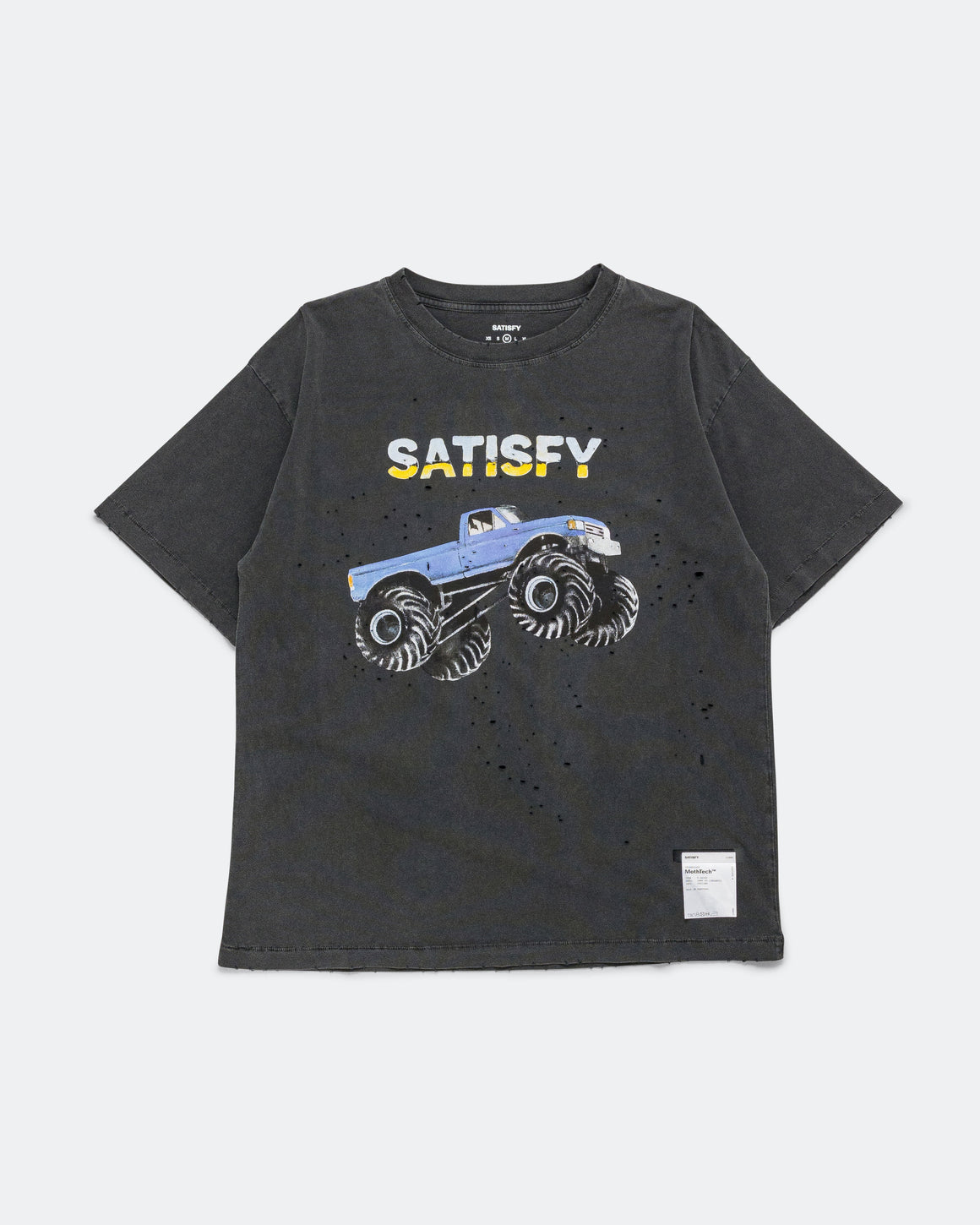 Satisfy - MothTech 'Monster Truck' T-Shirt - Aged Black - Up There Athletics