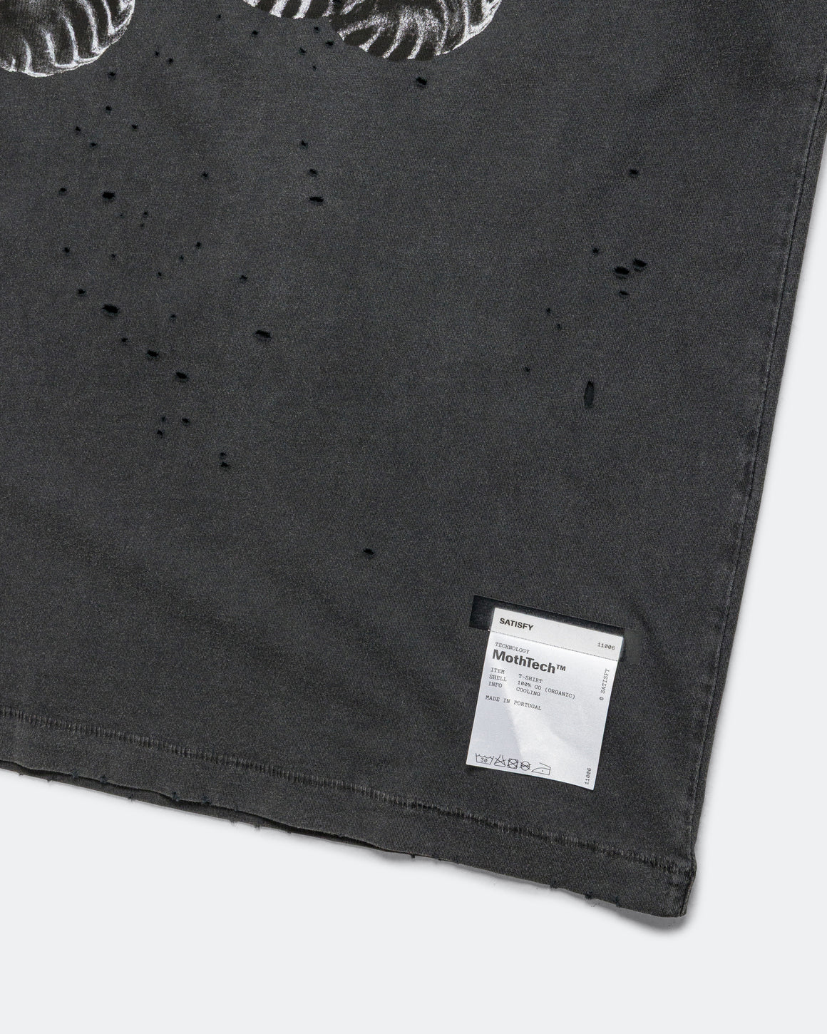 Satisfy - MothTech 'Monster Truck' T-Shirt - Aged Black - Up There Athletics