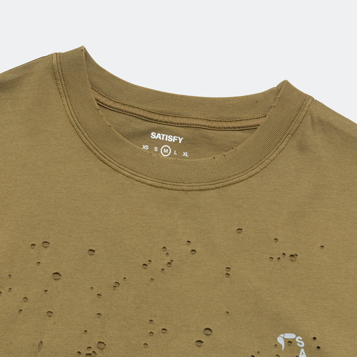 Satisfy - MothTech Muscle Tee - Sun Bleached Military Olive - Up There Athletics