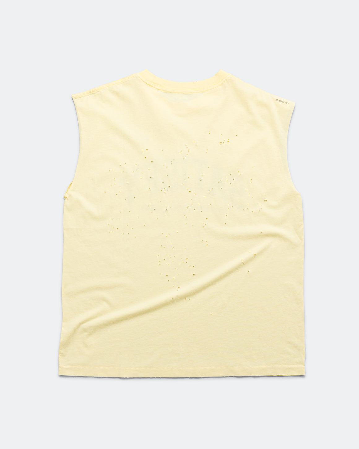 Satisfy - MothTech Muscle Tee - Aged Transparent Yellow - Up There Athletics