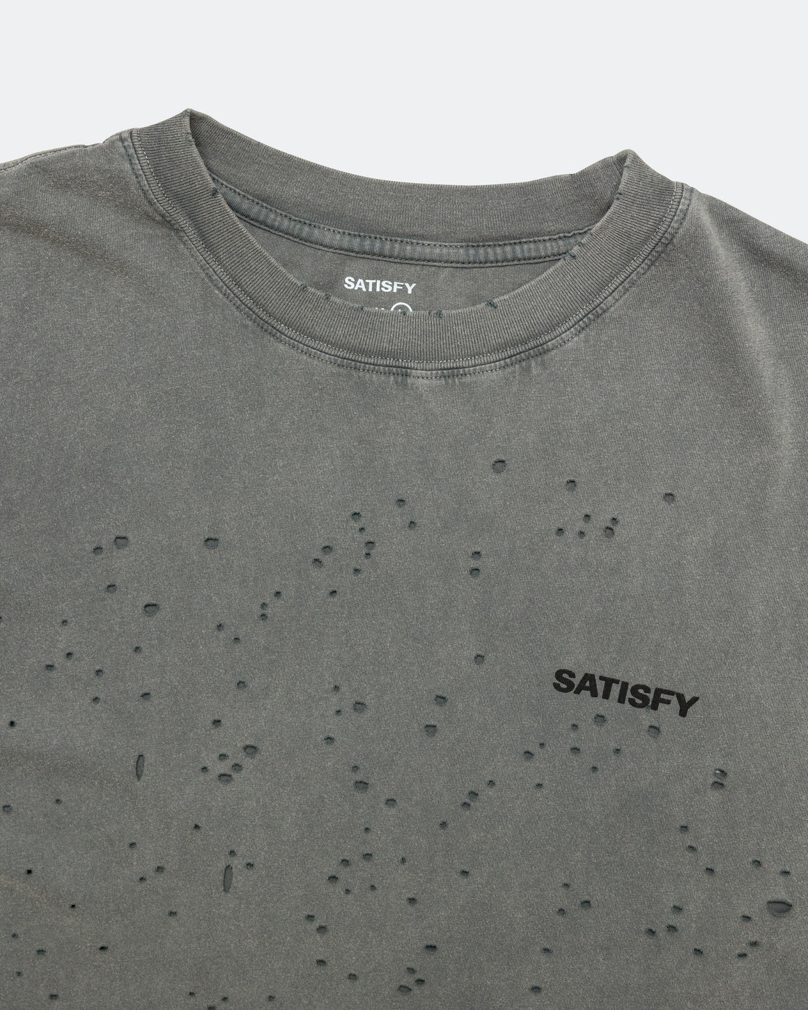 Satisfy - MothTech Muscle Tee - Faded Black - Up There Athletics