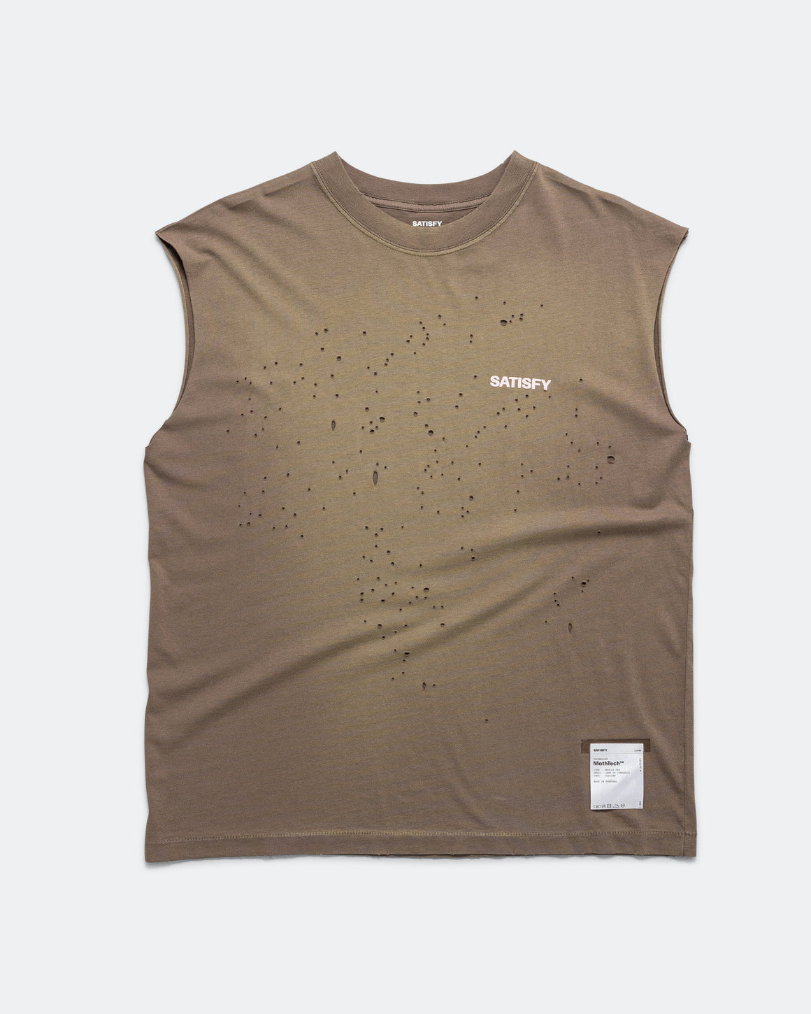 Satisfy - MothTech Muscle Tee - Sun Bleached Falcon - Up There Athletics