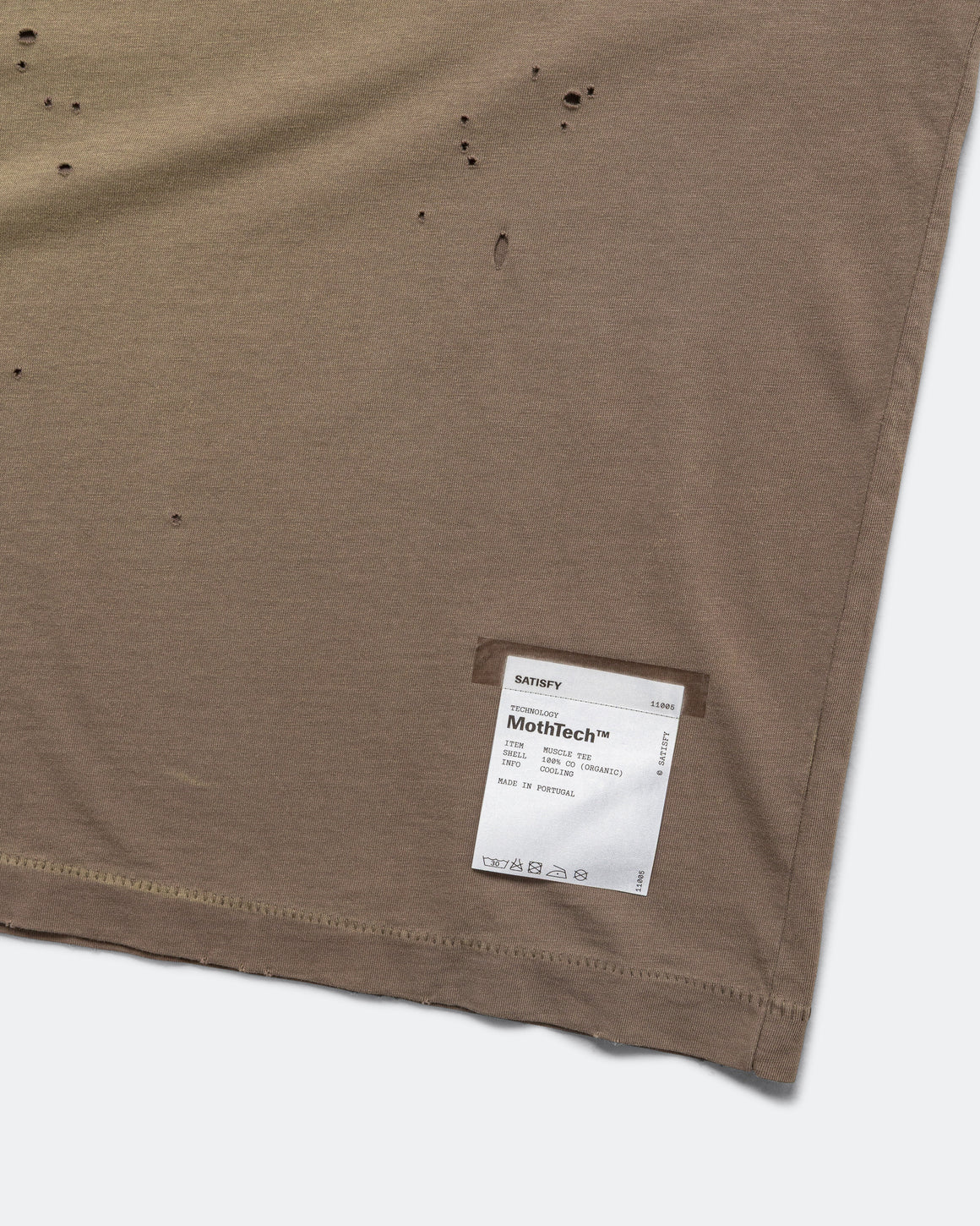 Satisfy - MothTech Muscle Tee - Sun Bleached Falcon - Up There Athletics