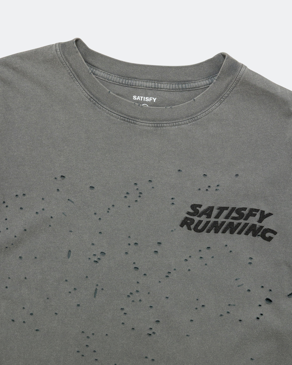 Satisfy - MothTech T-Shirt - Faded Black - Up There Athletics