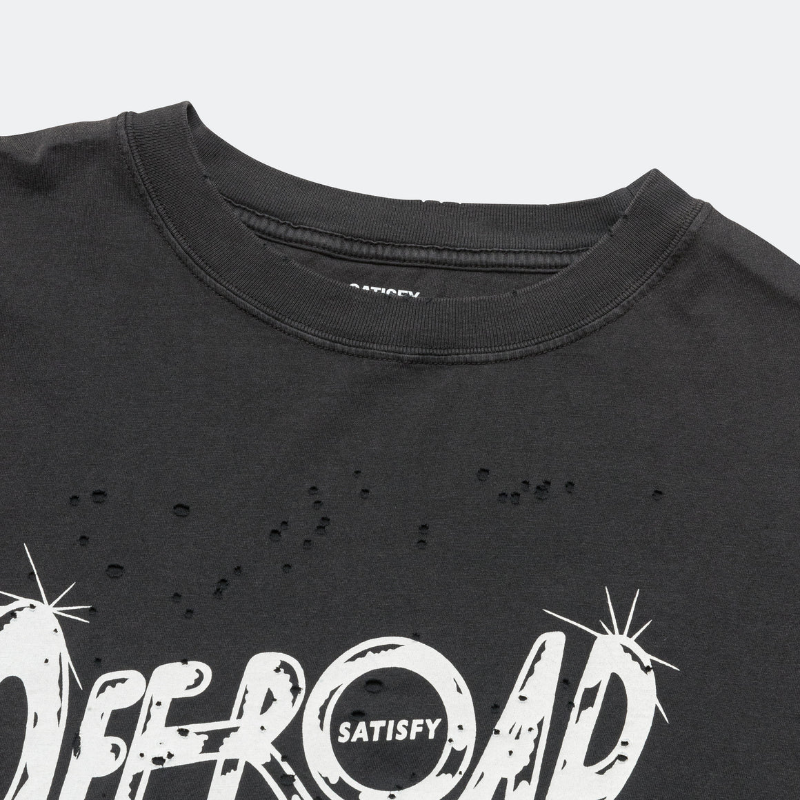 Satisfy - MothTech 'Off Road' T-Shirt - Aged Black - Up There Athletics