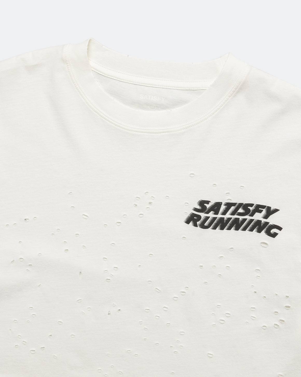 Satisfy - MothTech T-Shirt - Off-White - Up There Athletics