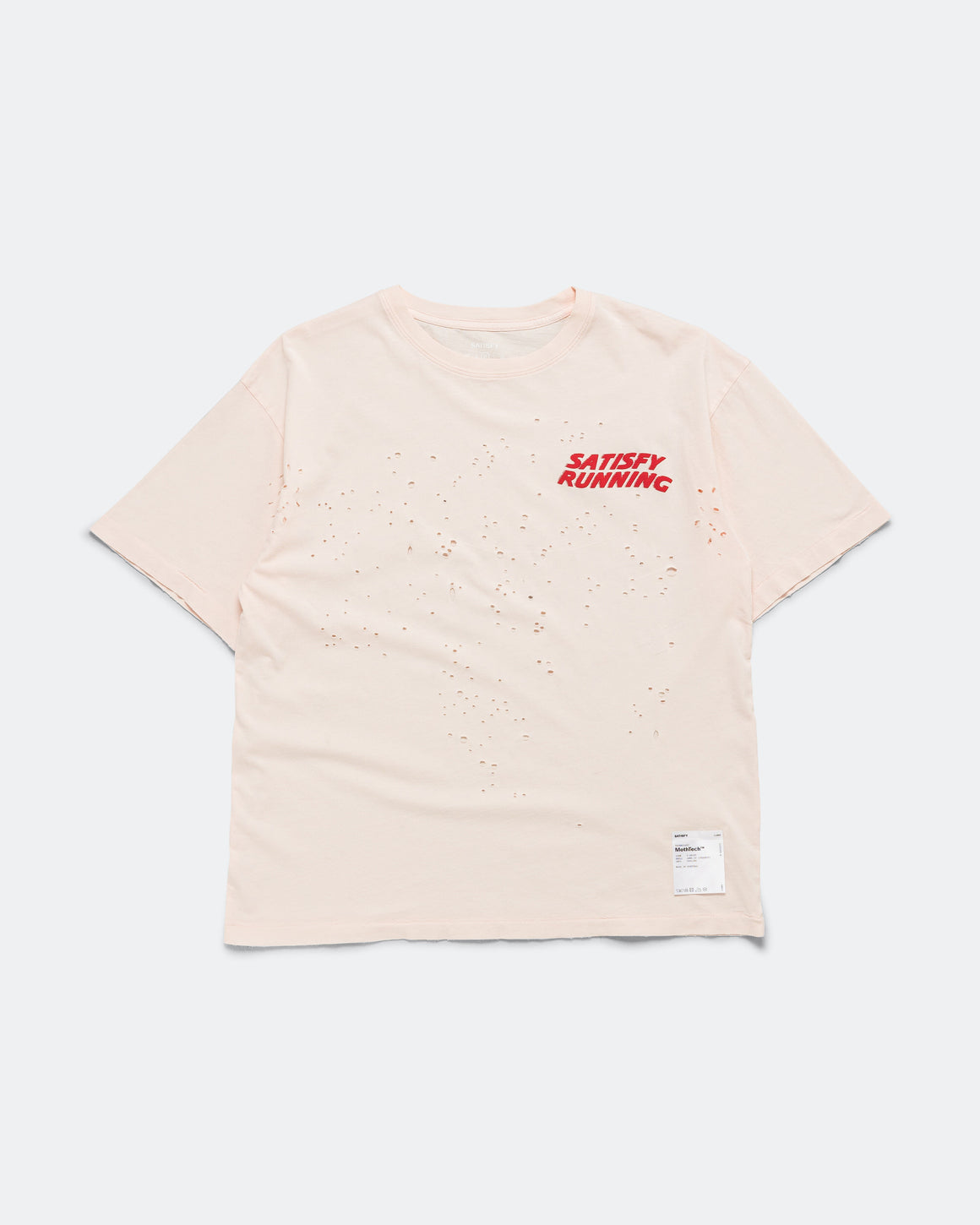 Satisfy - MothTech T-Shirt - Sun Bleached Rosewater - Up There Athletics