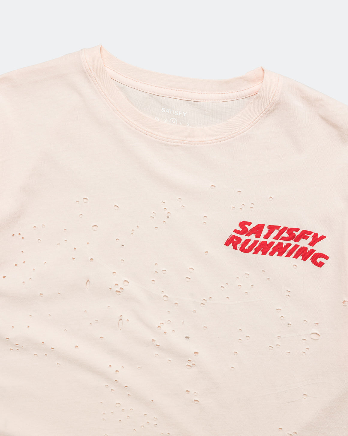 Satisfy - MothTech T-Shirt - Sun Bleached Rosewater - Up There Athletics