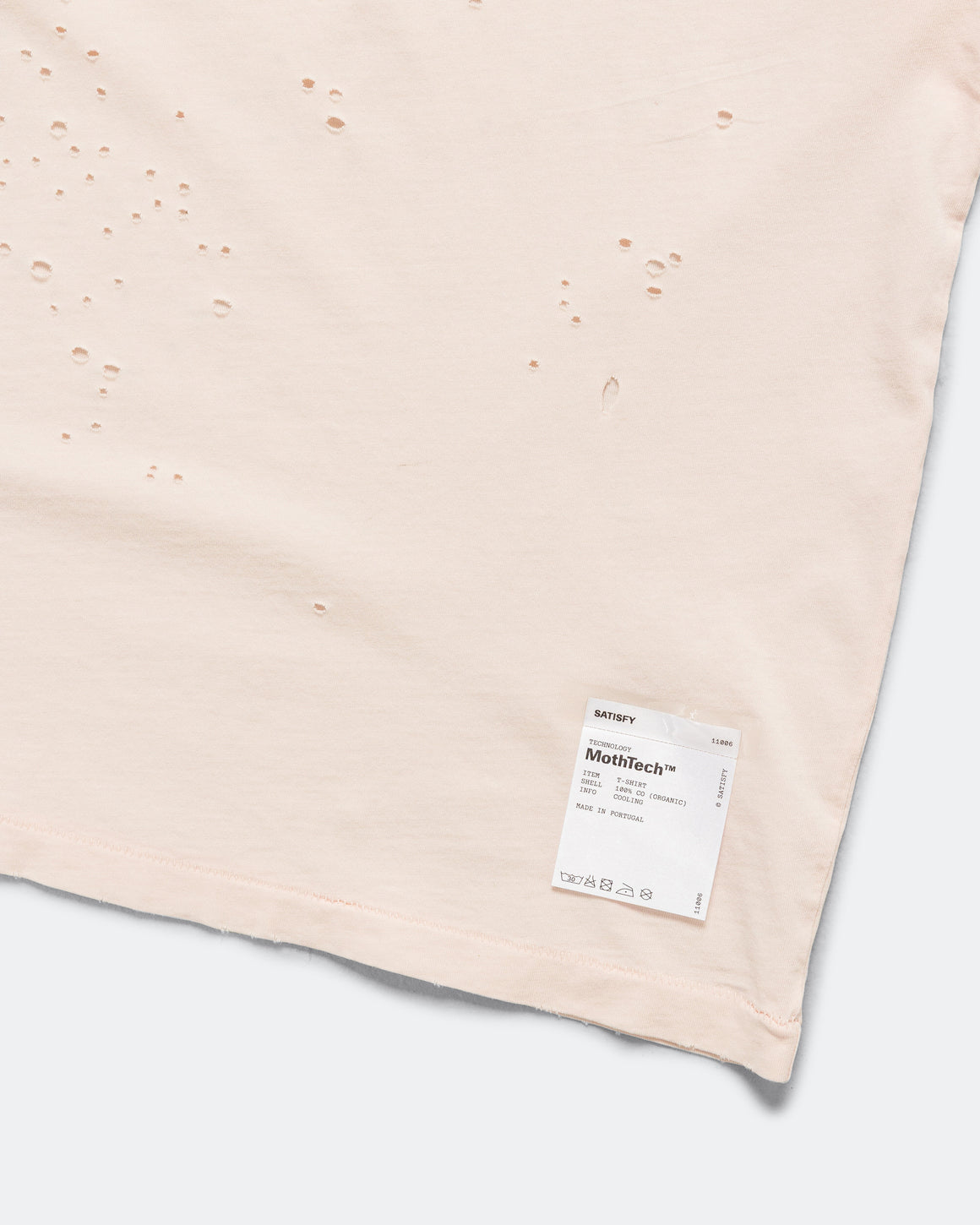 Satisfy - MothTech T-Shirt - Sun Bleached Rosewater - Up There Athletics