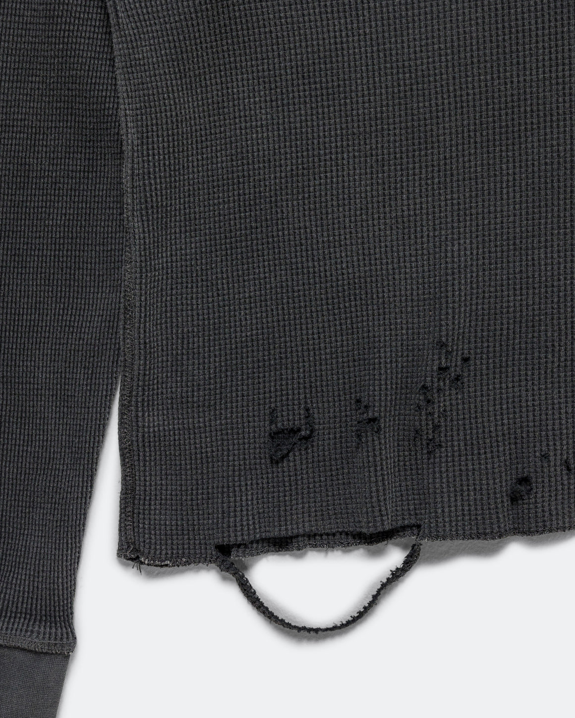 Satisfy - MothTech Waffle Long Tee - Aged Black - Up There Athletics
