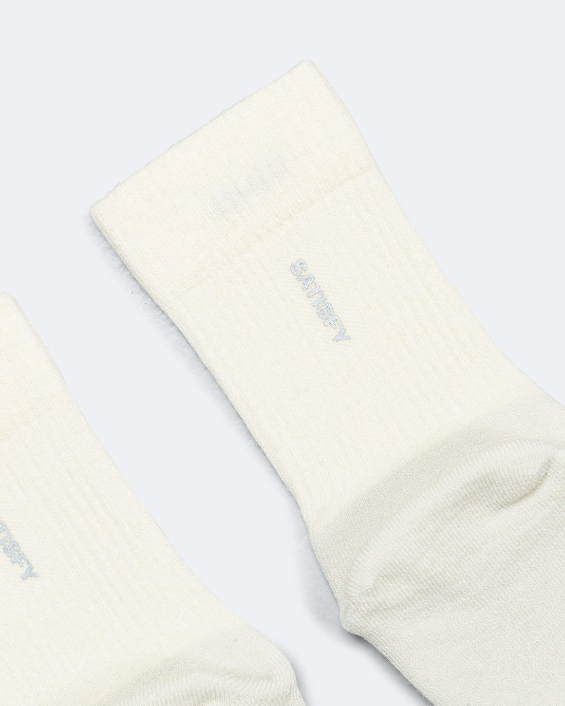 Satisfy - Nylon Tube Socks - Off-White - Up There Athletics
