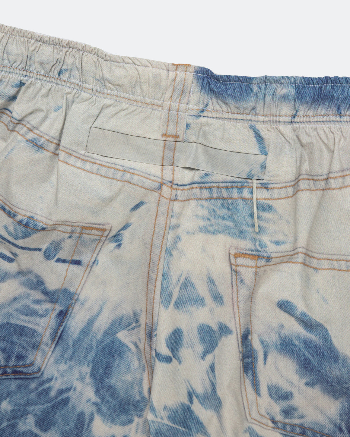 Satisfy - PeaceShell 5in Unlined Shorts - Bleached Blue Denim - Up There Athletics