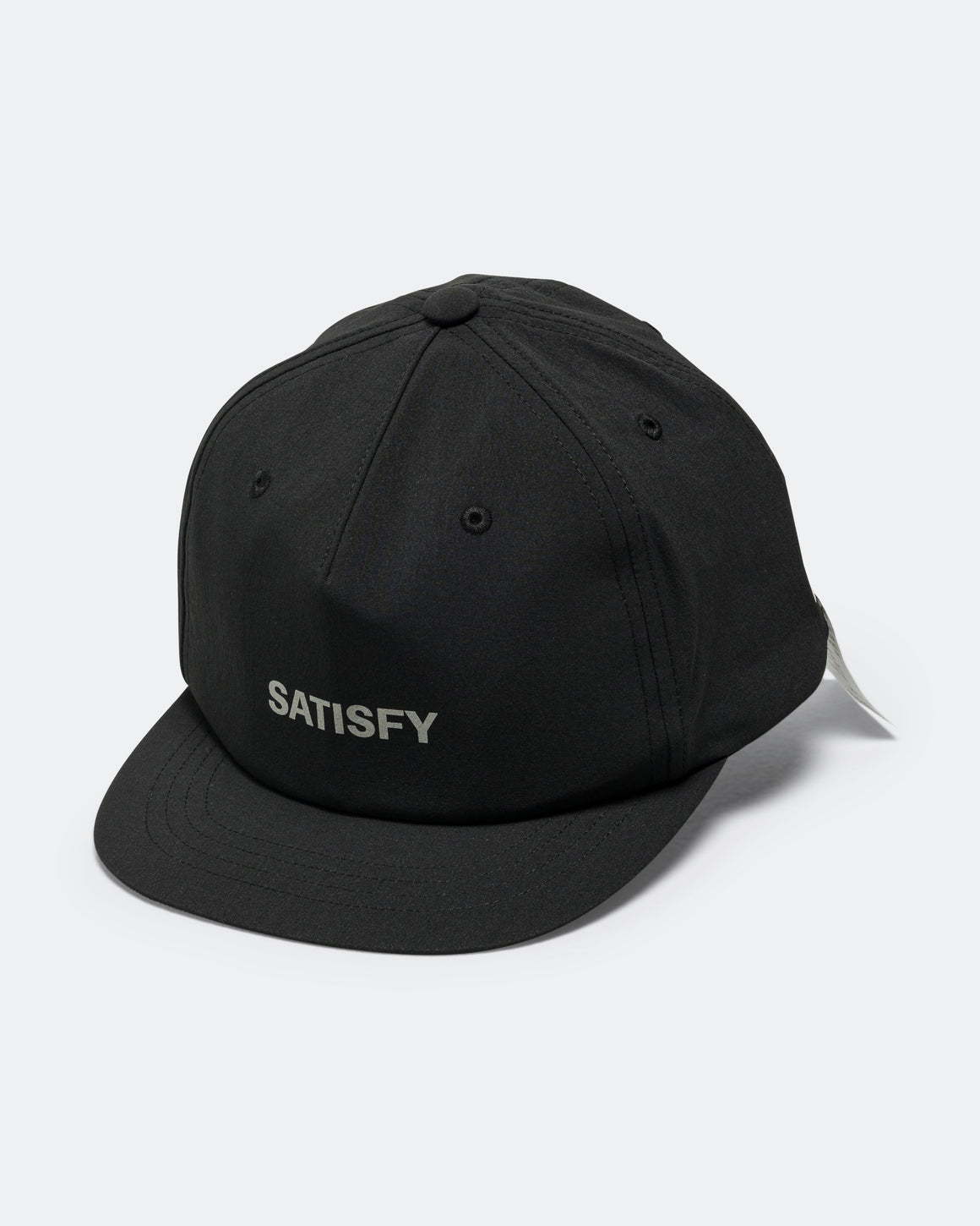 Satisfy - PeaceShell 5 Panel Pinch Cap - Black - Up There Athletics