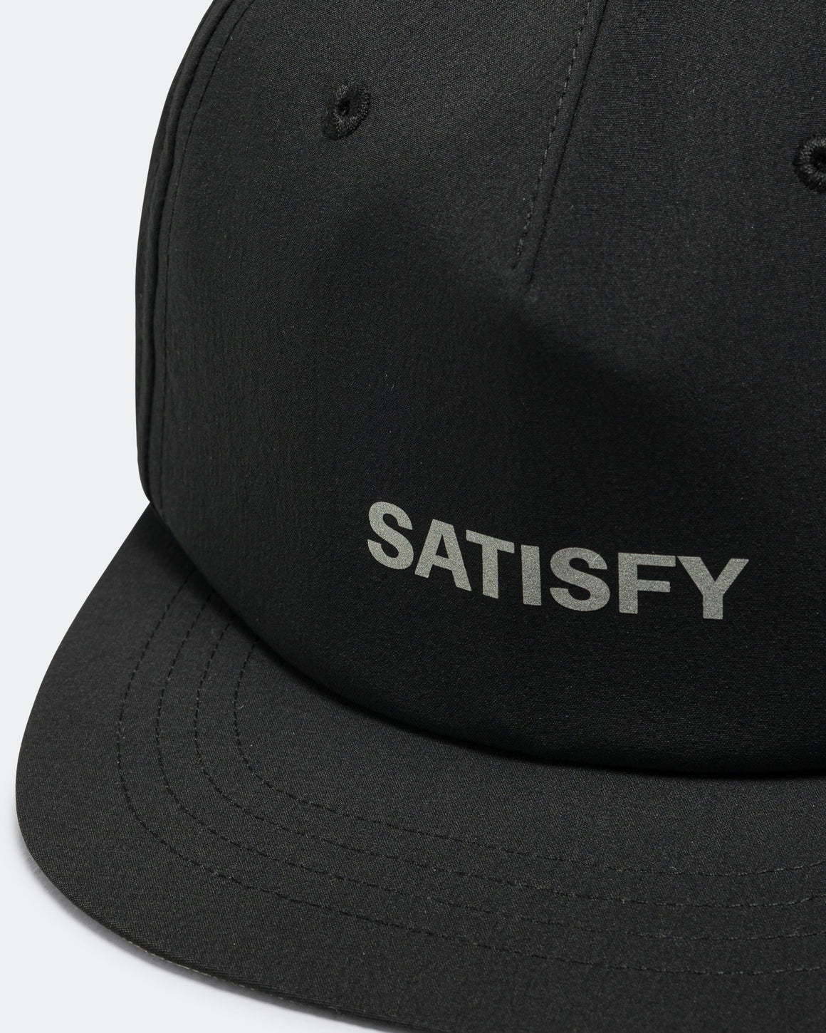 Satisfy - PeaceShell 5 Panel Pinch Cap - Black - Up There Athletics