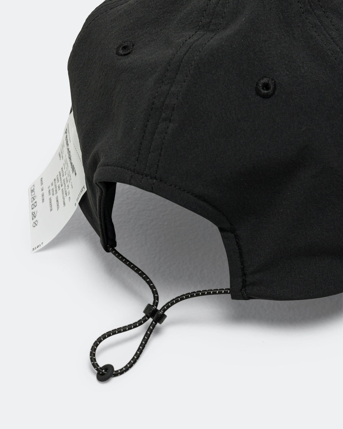 Satisfy - PeaceShell 5 Panel Pinch Cap - Black - Up There Athletics