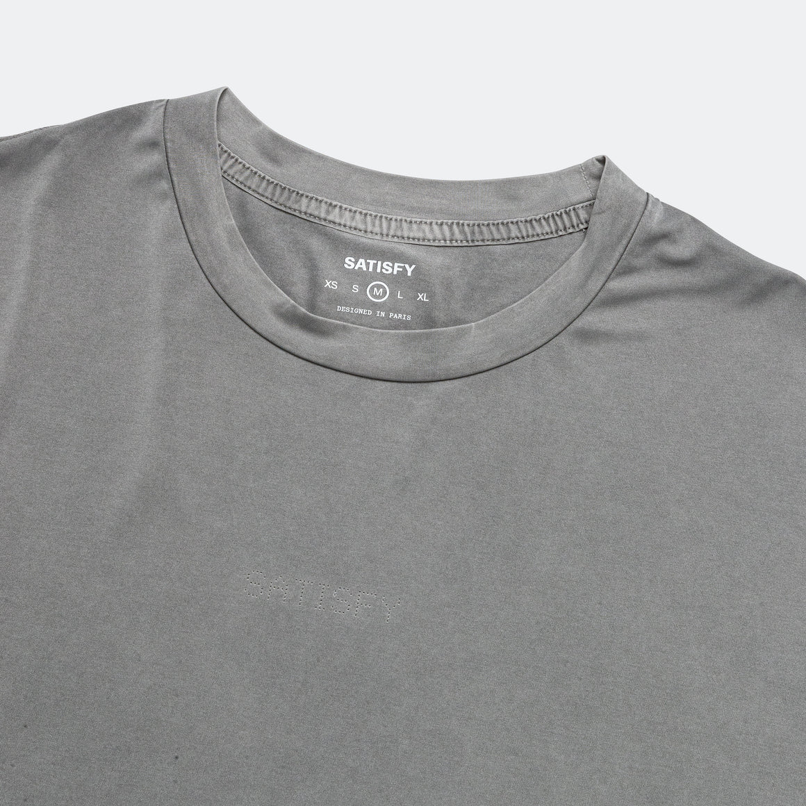 Satisfy - AuraLite™ Long Tee - Mineral Graphite - Up There Athletics