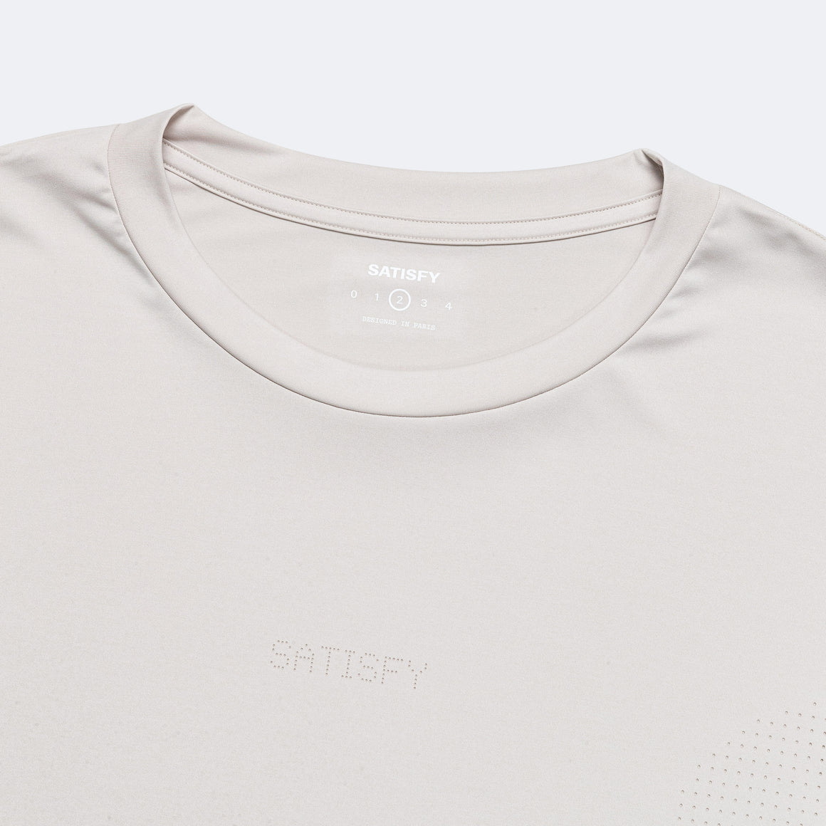 Satisfy - AuraLite™ T-Shirt - Dolomite - Up There Athletics