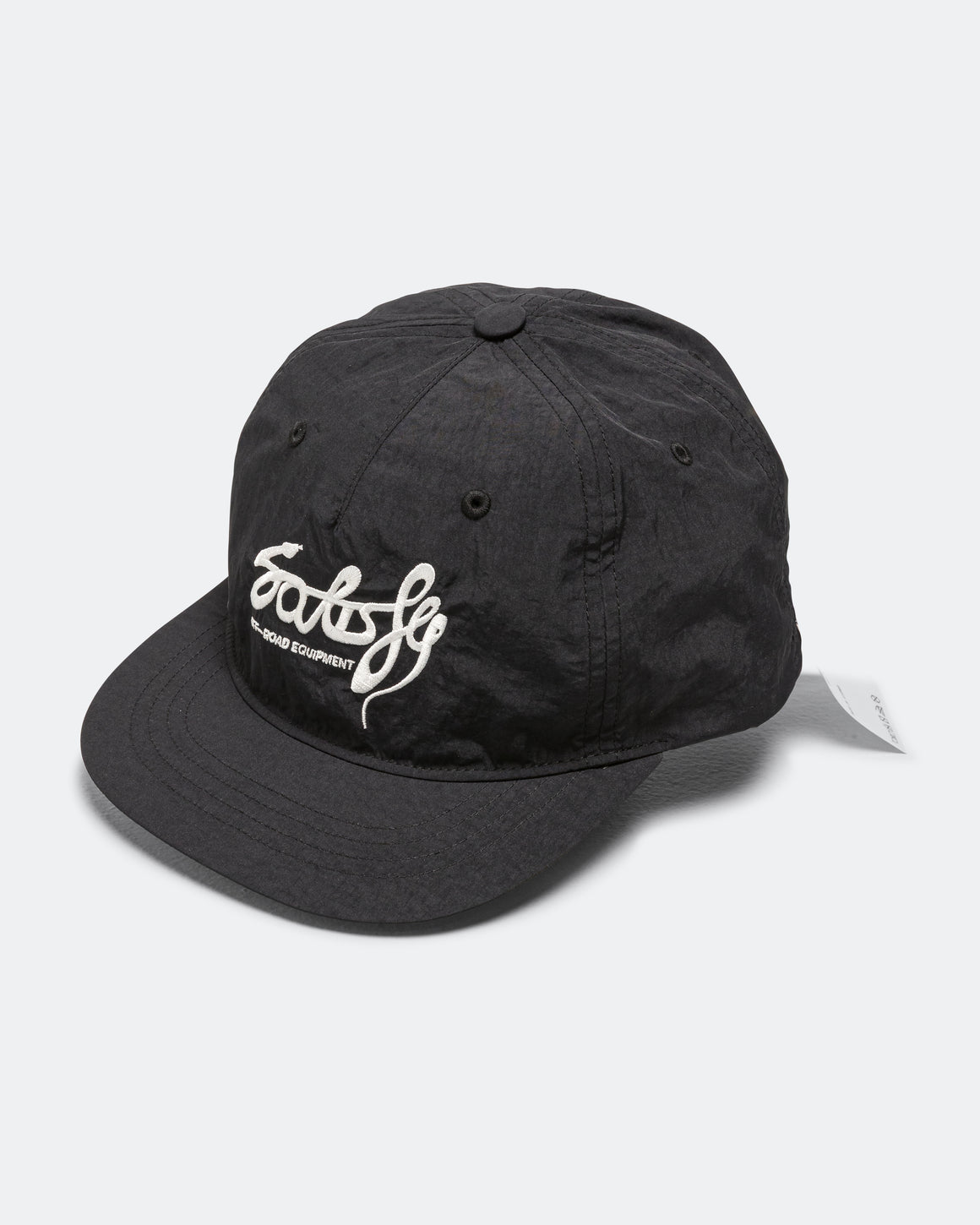 Satisfy - FliteSilk 5 Panel Pinch Cap Matte - Black Off-Road Embroidery - Up There Athletics