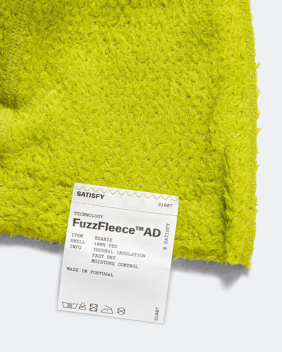 Satisfy - FuzzFleece AD Beanie - Grenoble Green - Up There Athletics