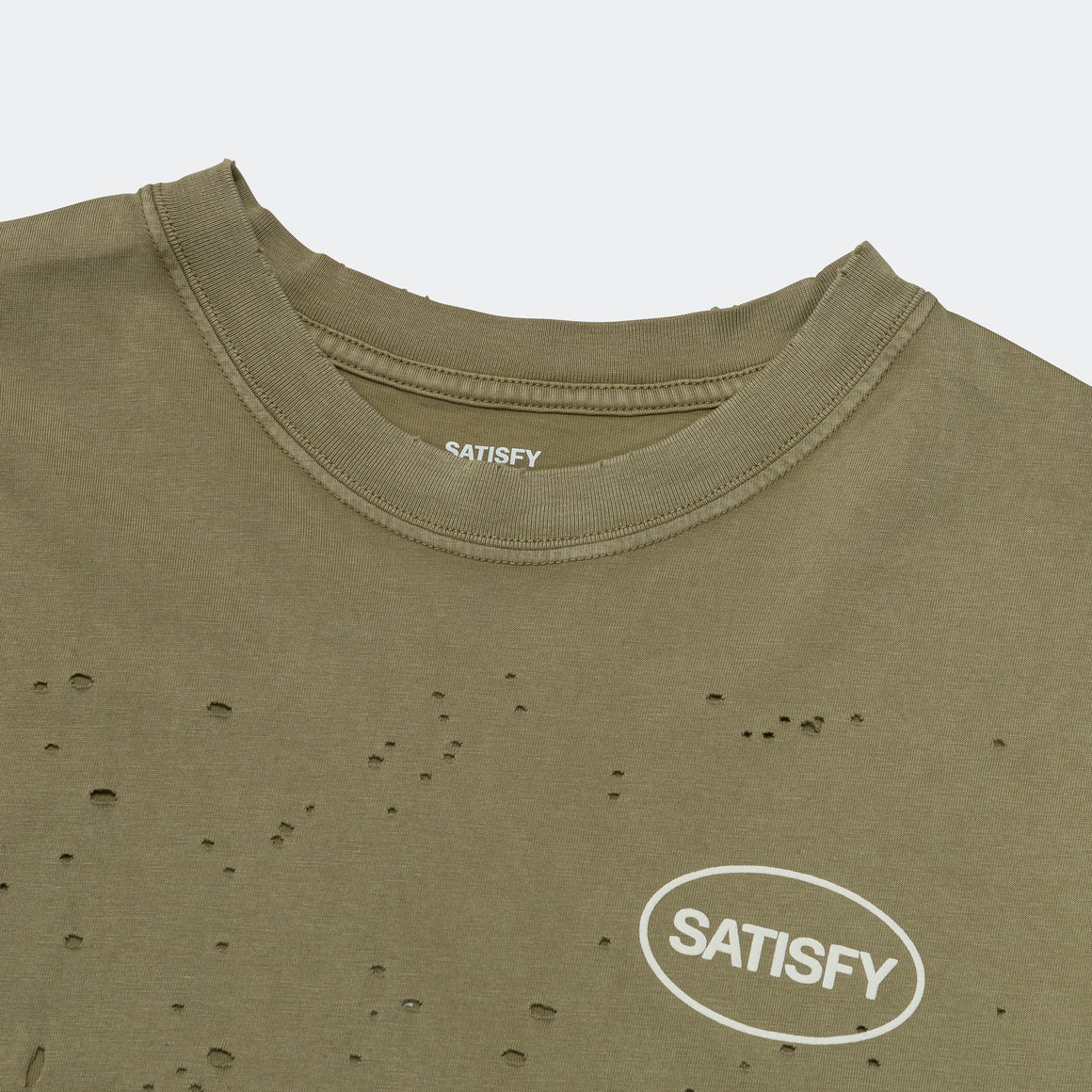 Satisfy - Mens MothTech™ T-Shirt - Aged Aloe - Up There Athletics