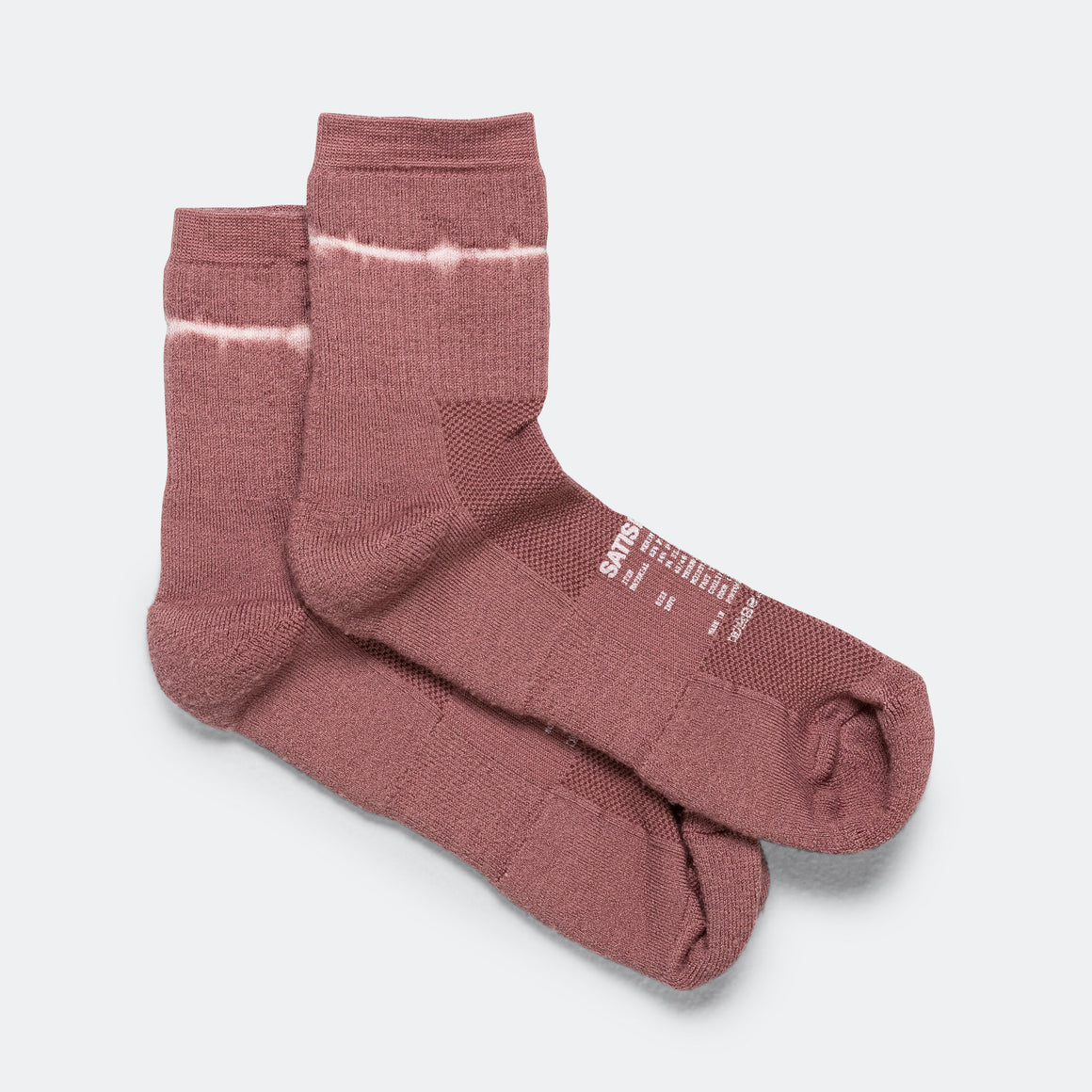 Satisfy - Merino Tube Socks - Cedar Tie-Dye - Up There Athletics