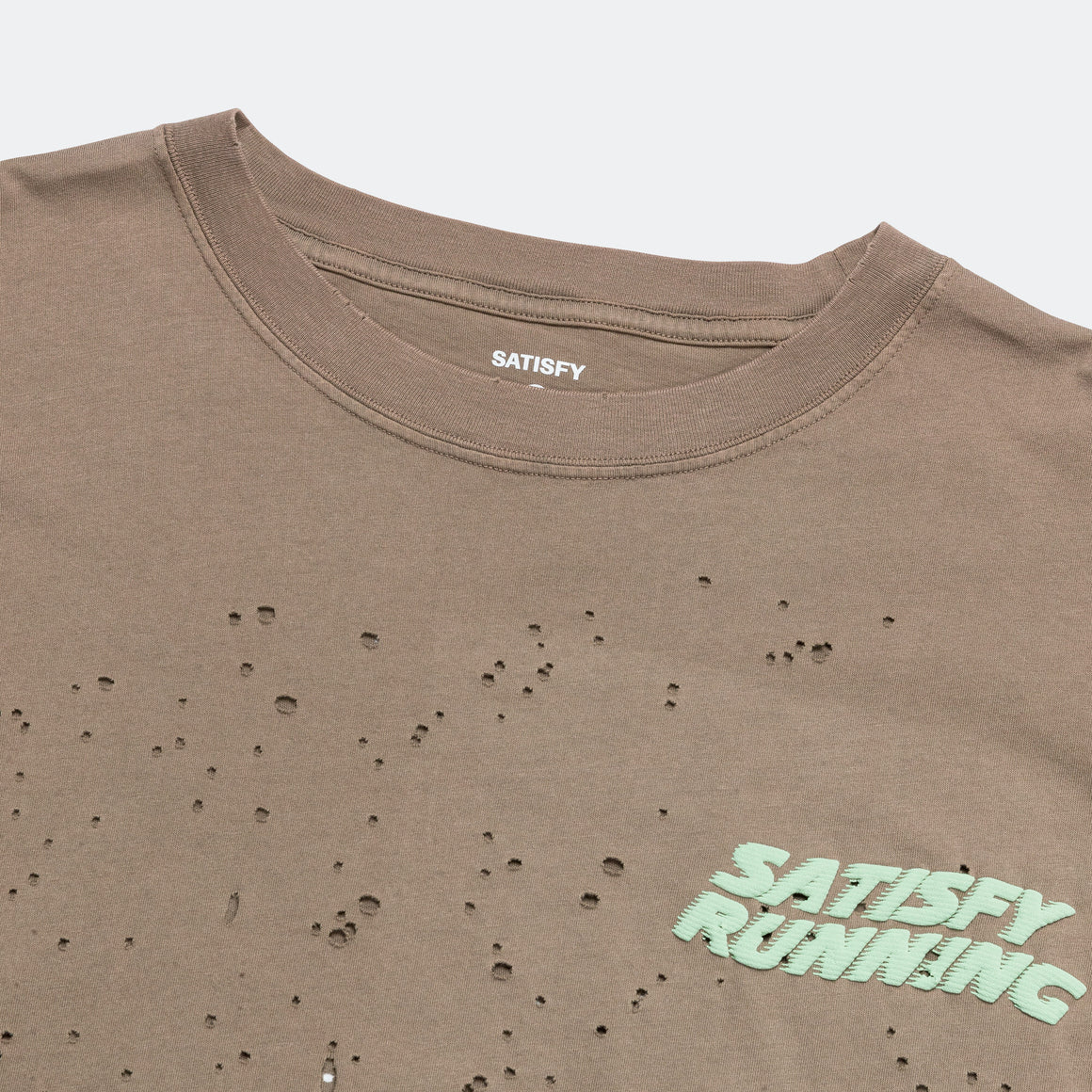 Satisfy - MothTech™ T-Shirt - Aged Brown - Up There Athletics