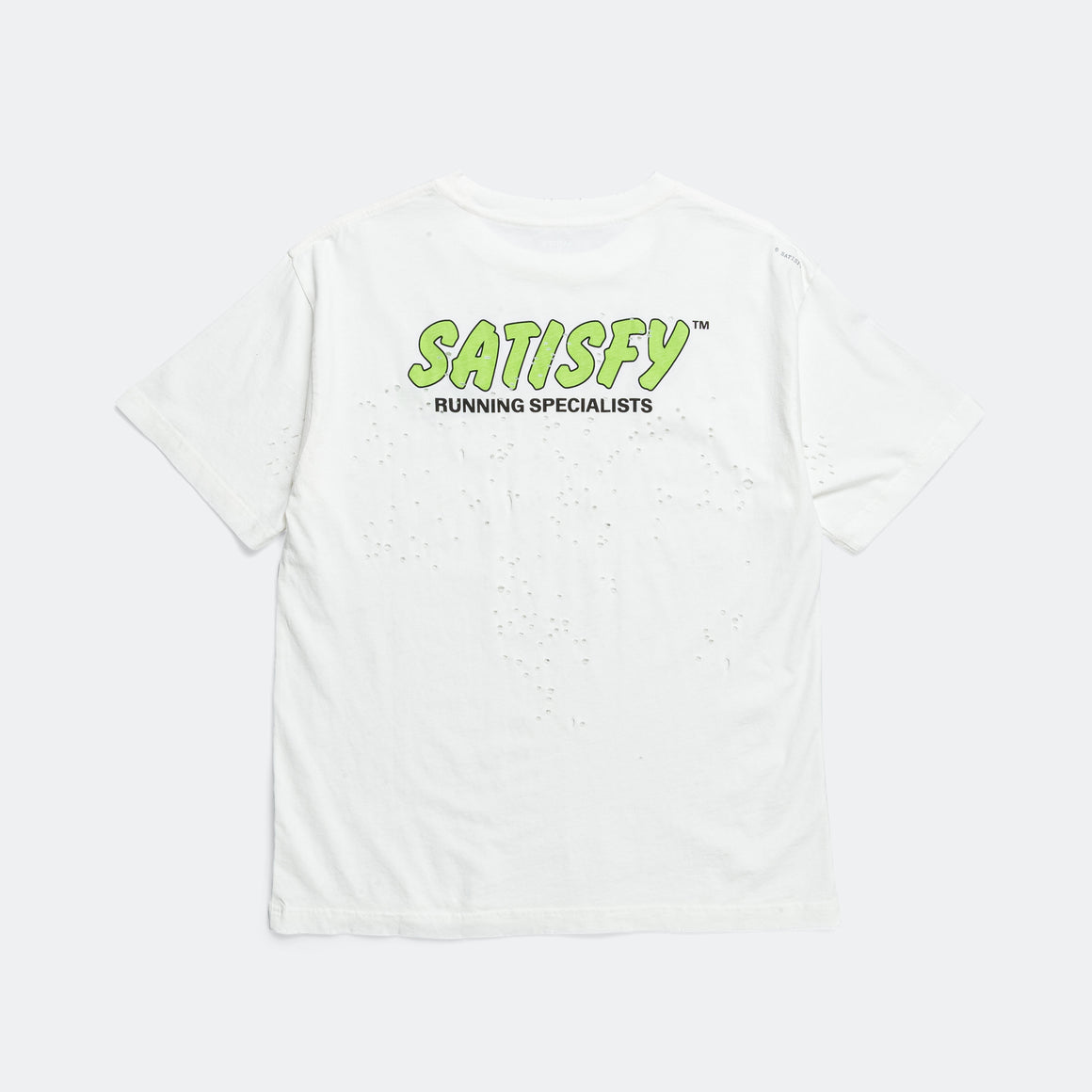 Satisfy - MothTech™ T-Shirt - Off-White - Up There Athletics